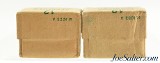 Sealed! Original WWII Canadian 380 Revolver MK IIz Ammo Two Boxes 1943 & 1945 - 2 of 3