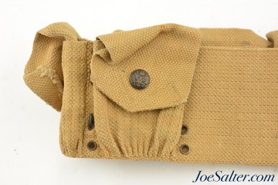 Pre-WW1 US M1903 Mills Cartridge Belt 306th Cavalry Regiment, Troop G - Image 3 of 7