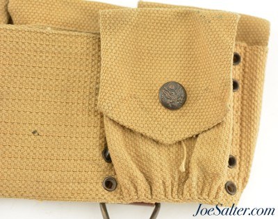 Pre-WW1 US M1903 Mills Cartridge Belt 306th Cavalry Regiment, Troop G - Image 2 of 7