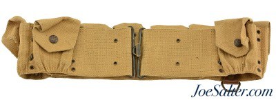 Pre-WW1 US M1903 Mills Cartridge Belt 306th Cavalry Regiment, Troop G - Image 1 of 7
