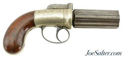 Fine British Bar Hammer Pepperbox Pistol by Thomas Wilson of Liverpool - Image 1 of 15