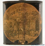 Rare Wing Shot Powder Tin oriental Powder Mills Boston - Image 2 of 5