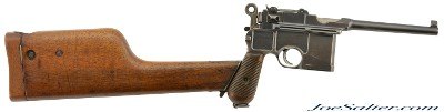 Antique Mauser Large Ring Hammer Broomhandle with Matching Shoulder-Stock Sold by Westley Richards & Co. - Image 1 of 15