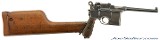 Antique Mauser Large Ring Hammer Broomhandle with Matching Shoulder-Stock Sold by Westley Richards & Co.