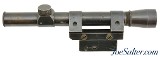Scarce Pre-War R. Noske #1 Type A 2.5x Scope with Rare Noske Mount - Image 1 of 9