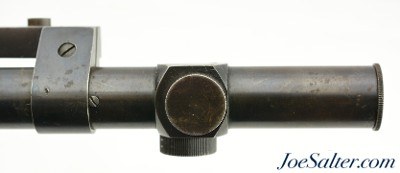 Scarce Pre-War R. Noske #1 Type A 2.5x Scope with Rare Noske Mount - Image 4 of 9