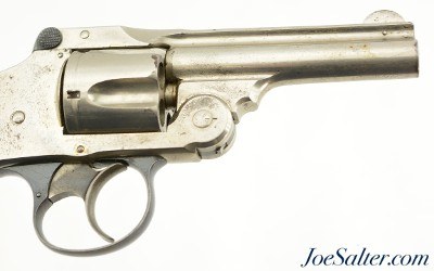 Smith & Wesson 38 Safety Hammerless 4th Model Pearl Stocks - Image 3 of 12