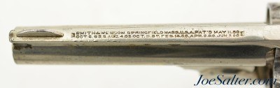 Smith & Wesson 38 Safety Hammerless 4th Model Pearl Stocks - Image 9 of 12