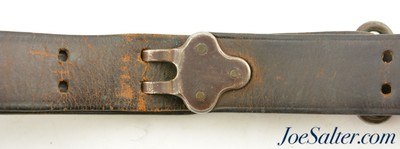 US M1907 Two Piece Leather Sling - Image 2 of 4