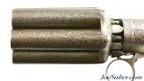 Belgian Large Bore Underhammer Pepperbox by Gilles Mariette of Liege - Image 7 of 13