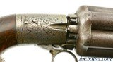 Belgian Large Bore Underhammer Pepperbox by Gilles Mariette of Liege - Image 3 of 13