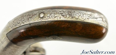 Belgian Large Bore Underhammer Pepperbox by Gilles Mariette of Liege - Image 8 of 13