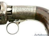 Belgian Large Bore Underhammer Pepperbox by Gilles Mariette of Liege - Image 6 of 13