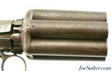 Belgian Large Bore Underhammer Pepperbox by Gilles Mariette of Liege - Image 4 of 13