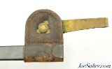 Original US M1873 Trapdoor Socket Bayonet and Scabbard with Frog - 9 of 9