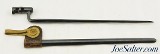 Original US M1873 Trapdoor Socket Bayonet and Scabbard with Frog - 2 of 9