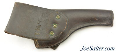 US M1892 WWI Revolver Holster Unit Marked - Image 3 of 6