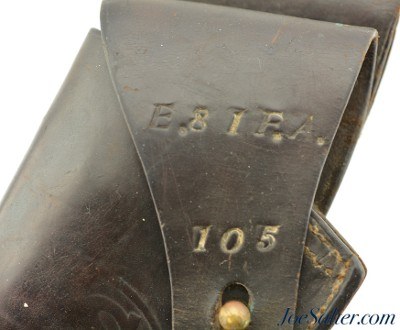 US M1892 WWI Revolver Holster Unit Marked - Image 2 of 6
