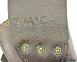 US M1892 WWI Revolver Holster Unit Marked - Image 4 of 6