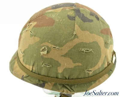 Korea - Vietnam Era M1 Helmet with Liner - Image 2 of 12