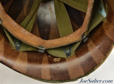 Korea - Vietnam Era M1 Helmet with Liner - Image 7 of 12