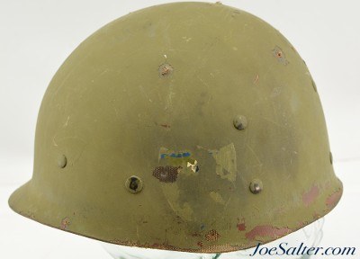 Korea - Vietnam Era M1 Helmet with Liner - Image 8 of 12