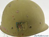 Korea - Vietnam Era M1 Helmet with Liner - Image 9 of 12