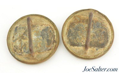 US Civil War Era Calvary Bridle Rosettes - Image 2 of 2