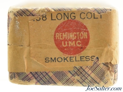 Full & Sealed! WWI Era 38 Long Colt Smokeless Ammo Remington UMC - Image 5 of 6