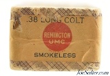 Full & Sealed! WWI Era 38 Long Colt Smokeless Ammo Remington UMC - Image 3 of 6