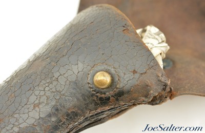 Civil War US M1851 Navy J. Davy & Co. Marked Civil War Era Holster - Image 10 of 10