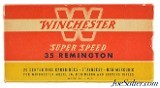 1950's Winchester Super Speed 35 Remington Ammo Full Box Soft Point - 5 of 7