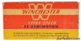 1950's Winchester Super Speed 35 Remington Ammo Full Box Soft Point - 1 of 7