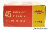 Excellent Immediate Post WWII Winchester 45 Auto Ammo Full Box - 4 of 7