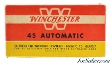 Excellent Immediate Post WWII Winchester 45 Auto Ammo Full Box - 5 of 7