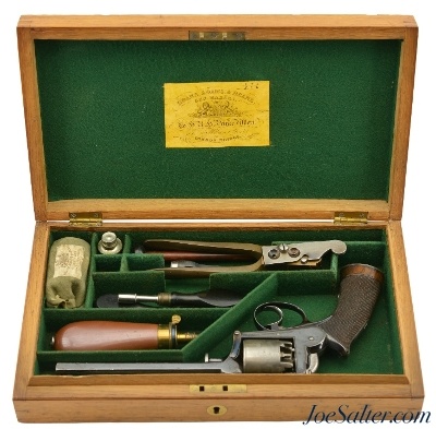 Excellent Deane, Adams & Deane Self-Cocking Revolver Cased with Accessories - Image 1 of 15