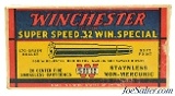 Winchester 32 Win Special Super Speed "1939" Box Soft Point Ammo - Image 1 of 7