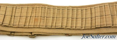 Original U.S. Spanish American War .30-40 Krag Rifle Ammunition Belt - Image 4 of 6
