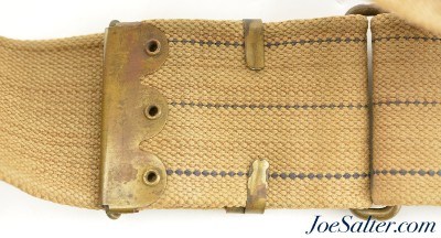 Original U.S. Spanish American War .30-40 Krag Rifle Ammunition Belt - Image 6 of 6
