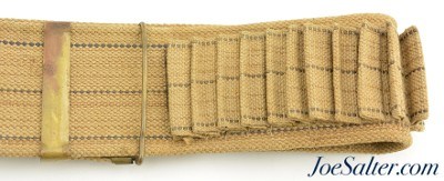 Original U.S. Spanish American War .30-40 Krag Rifle Ammunition Belt - Image 3 of 6