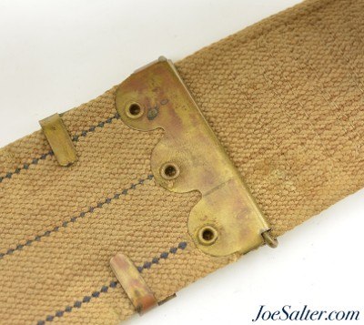 Original U.S. Spanish American War .30-40 Krag Rifle Ammunition Belt - Image 5 of 6