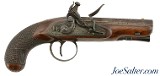 British Flintlock Short-Barreled Belt Pistol by H.W. Mortimer of London - 1 of 15