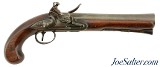 British Flintlock Blunderbuss Traveling Pistol by H.W. Mortimer of London - 1 of 15