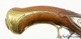 Beautiful Pair of French Gold Inlaid Traveling Pistols by Pierre Goullioud of St. Etienne - 2 of 15