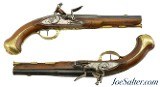 Beautiful Pair of French Gold Inlaid Traveling Pistols by Pierre Goullioud of St. Etienne - 1 of 15