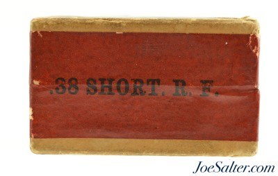 Excellent Sealed! Winchester 38 Short RF Black Powder Ammo Model 1885 - Image 3 of 6