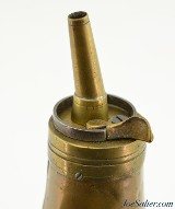 Antique Slant Charger Panel Powder Flask - Image 3 of 5