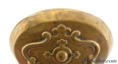 Antique Slant Charger Panel Powder Flask - Image 5 of 5