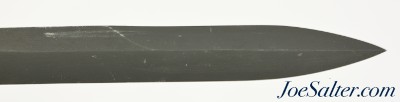South African Pattern No. 9 Bayonet with M1 Scabbard UZI Blade - Image 5 of 7