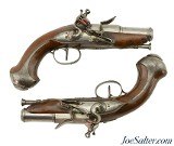 Pair of Unmarked Continental Flintlock Pocket Pistols - Image 1 of 15